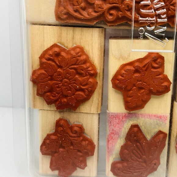 Victorian Stampin Up! Rubber Stamp Set of 7 Victorian Vintage 1999 - Picture 7 of 9